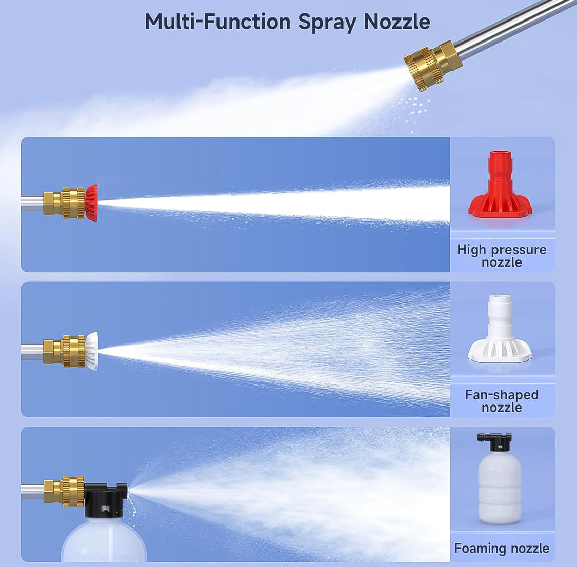 48V Rechargeable Electric Water Gun with Adjustable Nozzle Car washing Kit (48V / With Small
Box & Small Adaptor / 1 Set)