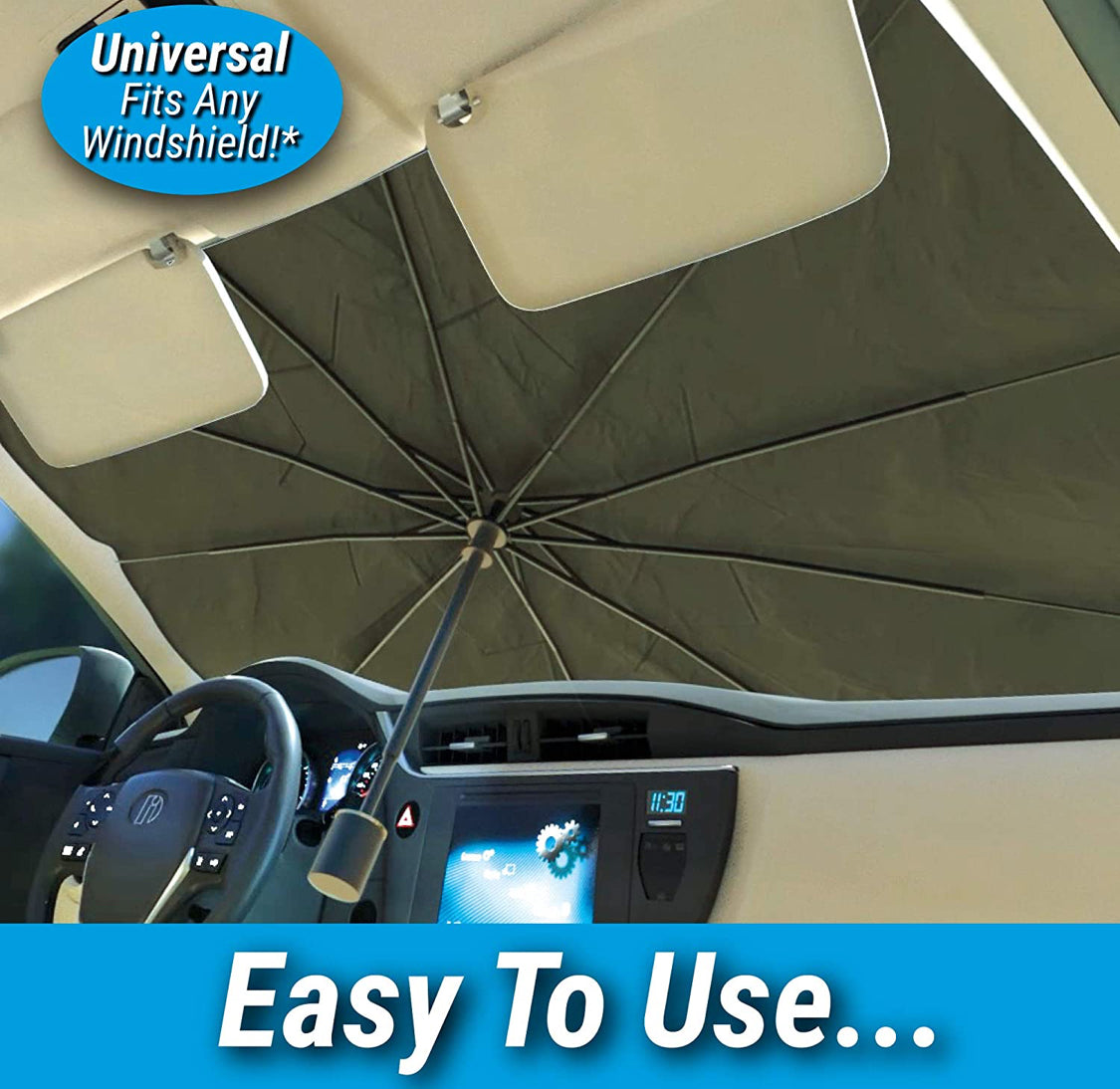 Foldable Car Windshield Sunshade for Heat Protection