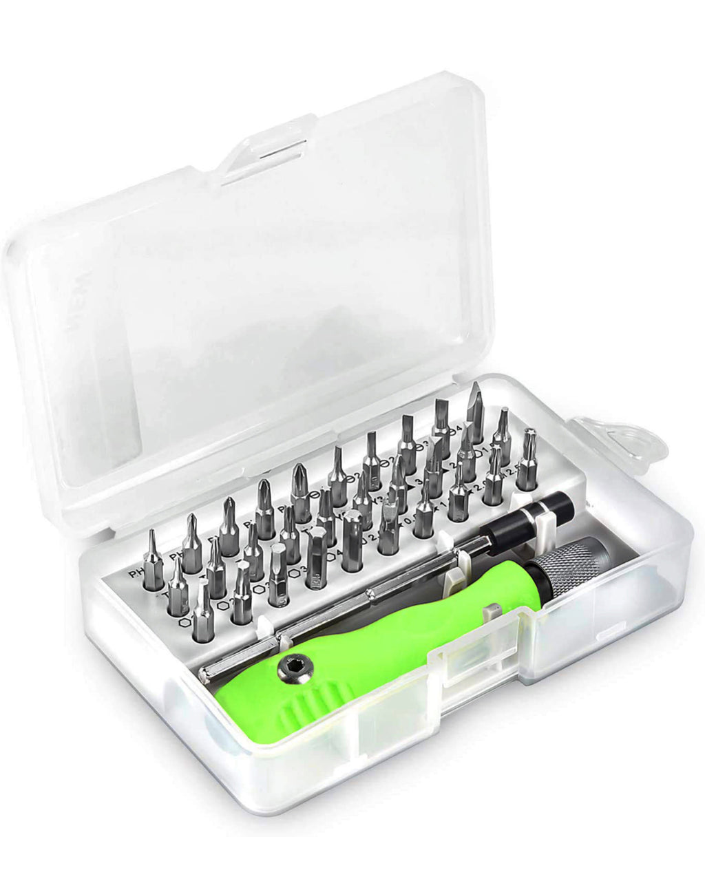 Mini Screwdriver Bits Set 32 in 1 with Magnetic Flexible Extension Rod