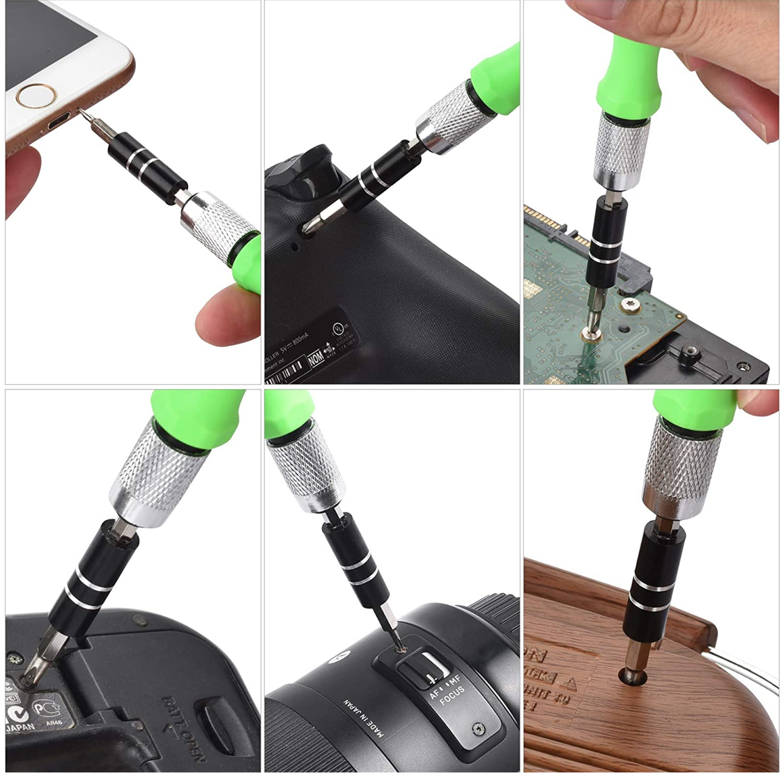Mini Screwdriver Bits Set 32 in 1 with Magnetic Flexible Extension Rod