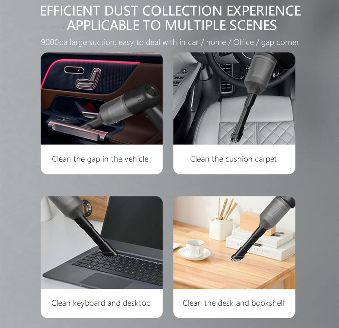 3 in 1 Car Mini Vacuum Cleaner