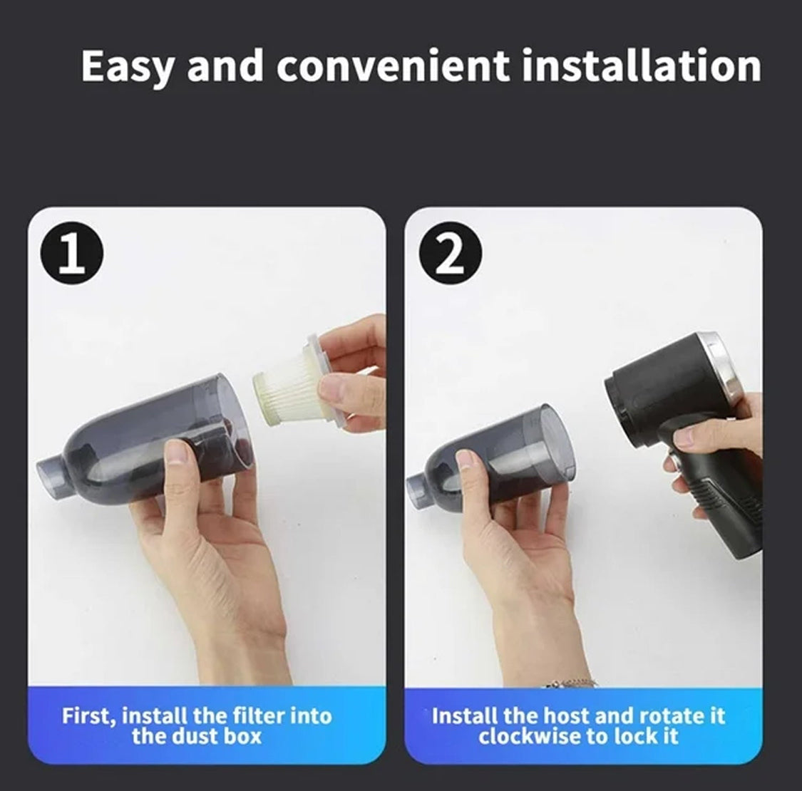 3 in 1 Car Mini Vacuum Cleaner