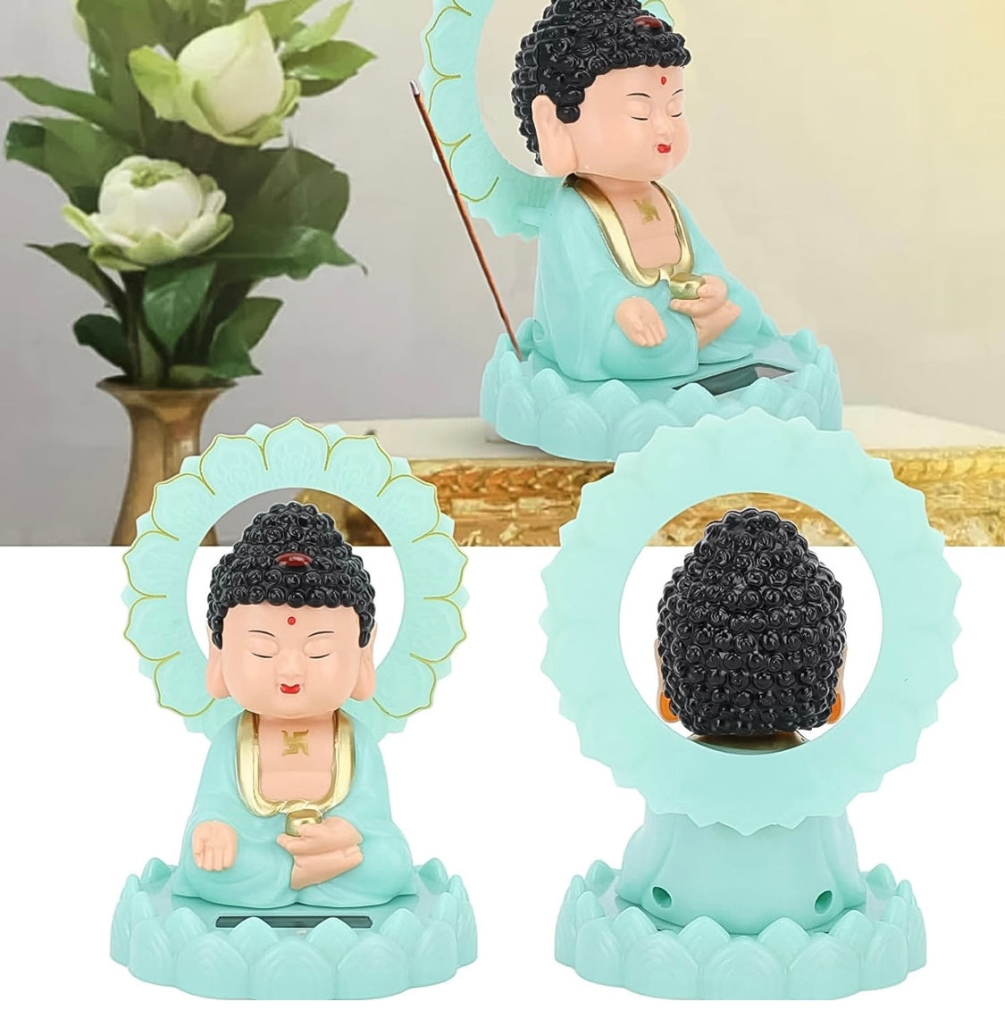 Dancing Buddha (Solar Powered)